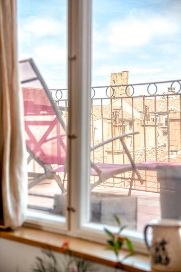 Les Cles De Laure - Wine Loft, Terrasse Et Vue Extraordinaire Sur La Cite Medievale Carcassonne Exteriör bild